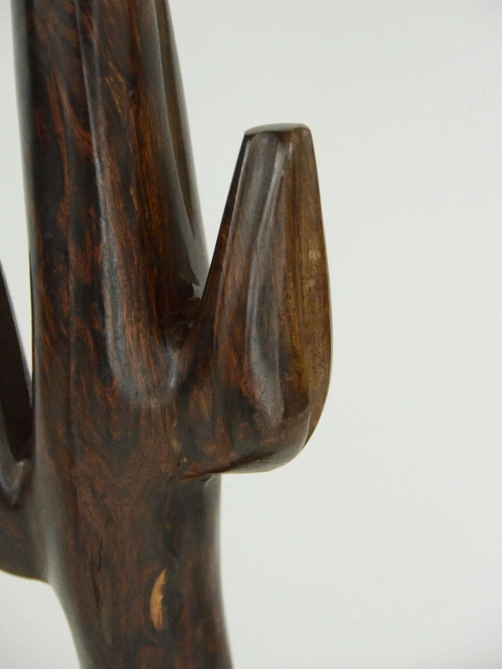 Vintage Ironwood Carved Saguaro Cactus Sculpture